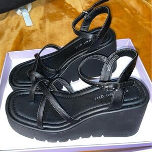 Madden Girl Vault Wedge Sandals - New